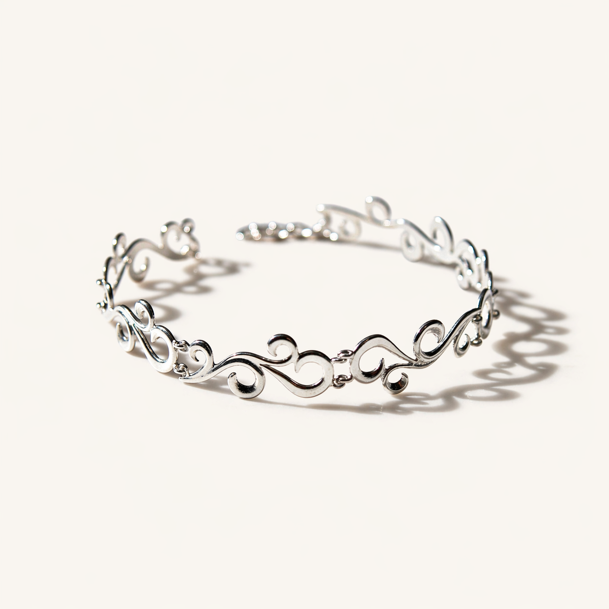Sterling silver choker “Gia”