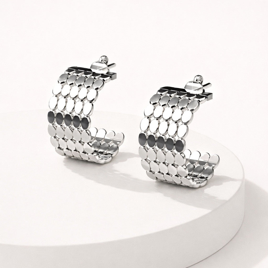 Hoop Earrings "Armor"