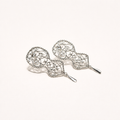 Sterling silver earrings "Nakhsh"