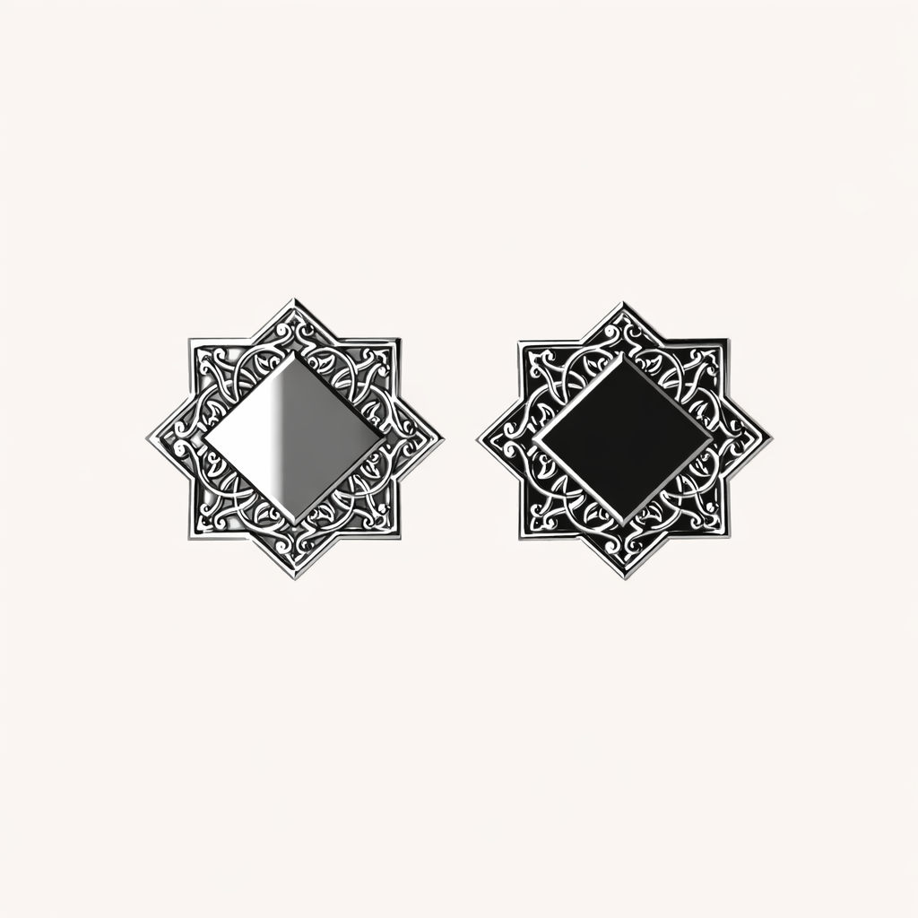 Sterling silver earrings "Biayna"