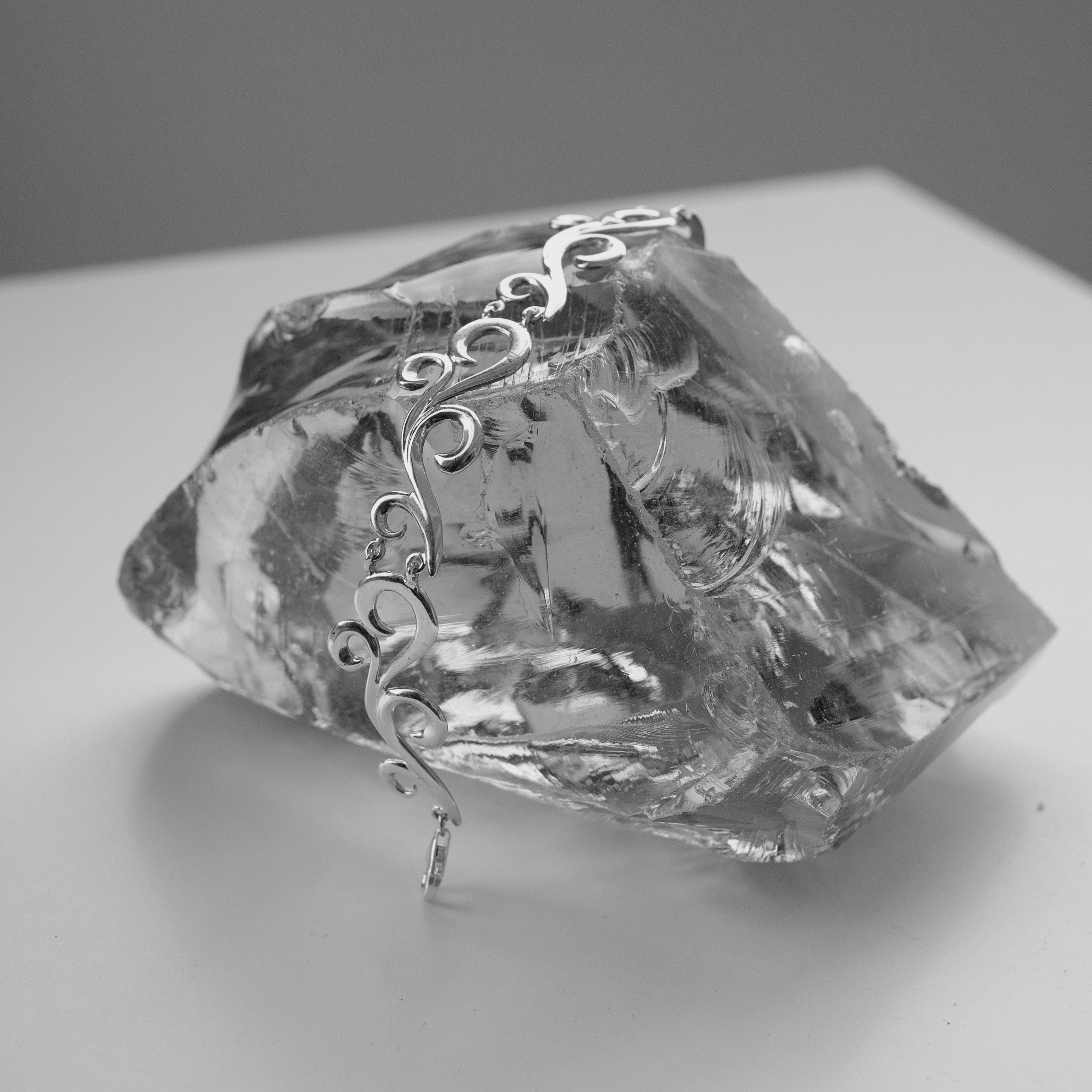 Sterling silver choker “Gia”