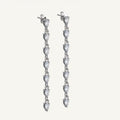 Sterling silver earrings "Payl"