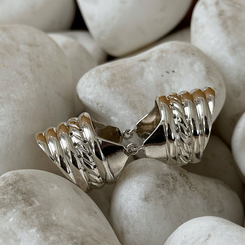 "SIlver full finger armenian ring"