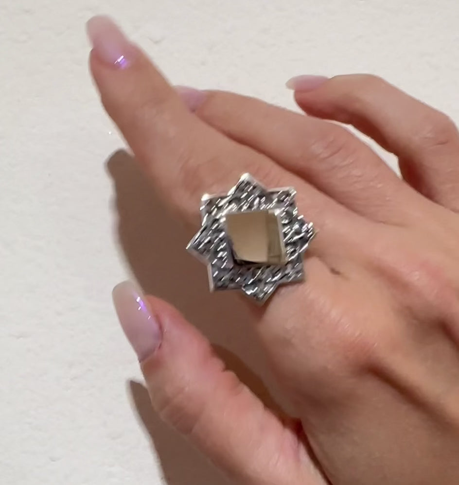 Sterling silver ring "Biayna"
