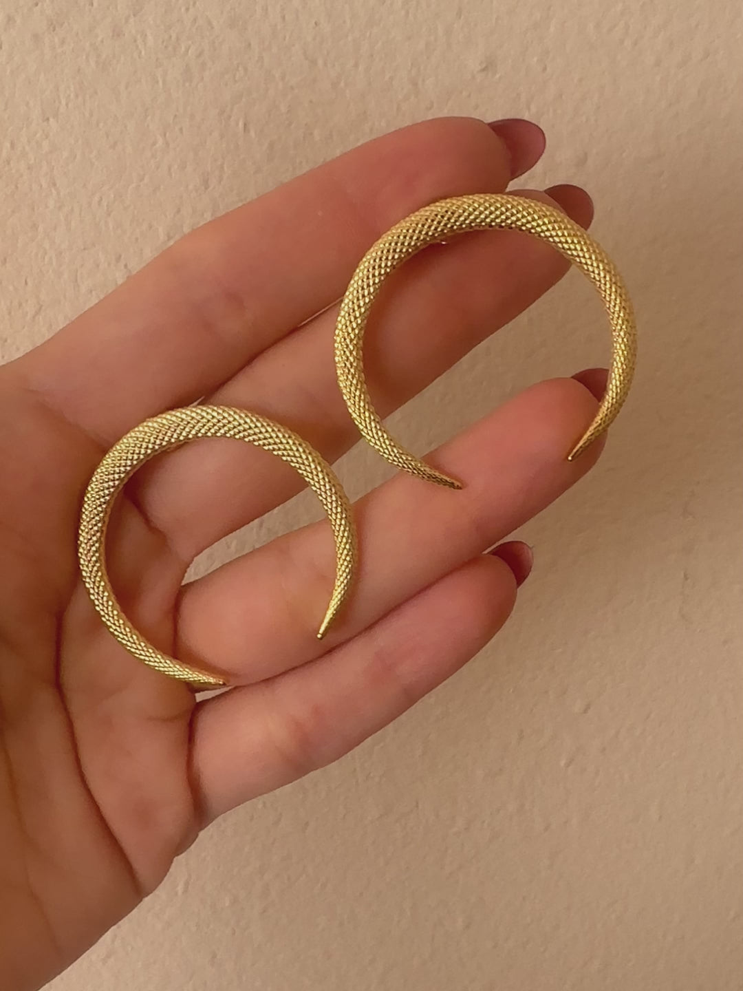 Sterling silver earrings "Snake"