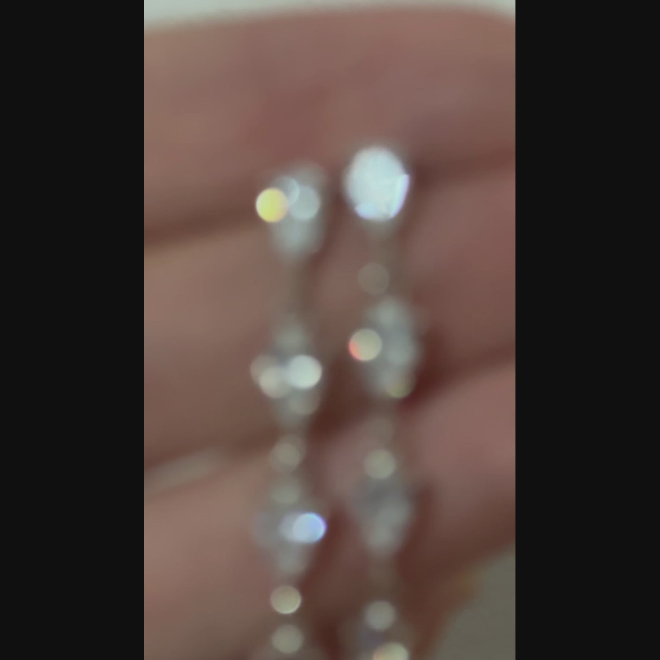 Sterling silver earrings "Payl"