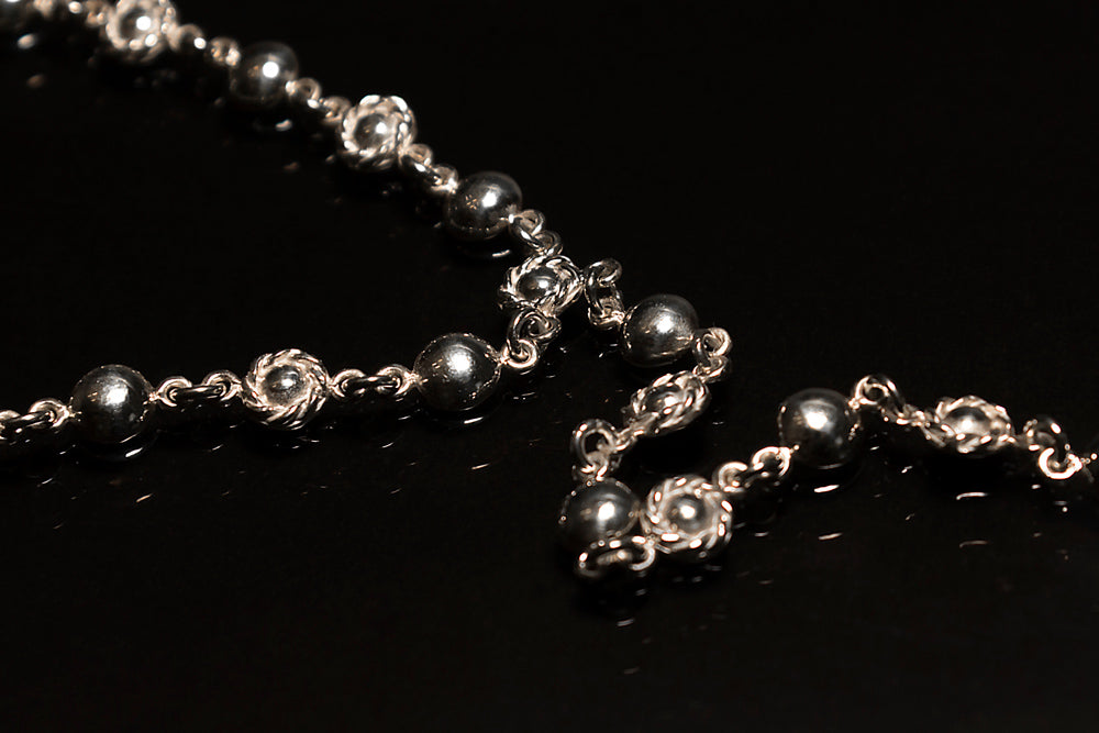 "Silver hand chain slave bracelet"